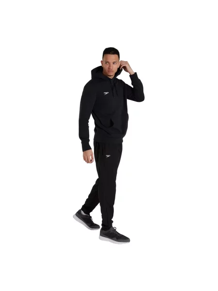 Bluza sportowa z kapturem Speedo Club Hoody czarna