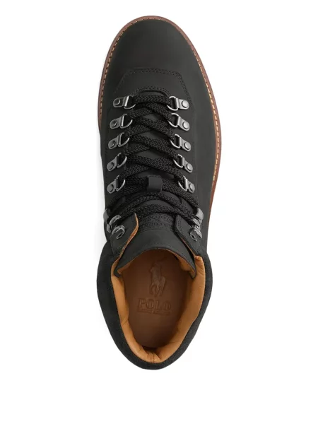 Маратонки Polo Ralph Lauren бродирани кафяво