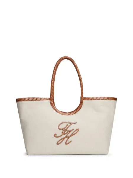 Rucsac Tommy Hilfiger din canvas bej