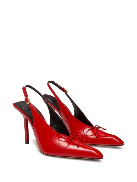 Sandalai Jacquemus slingback raudona