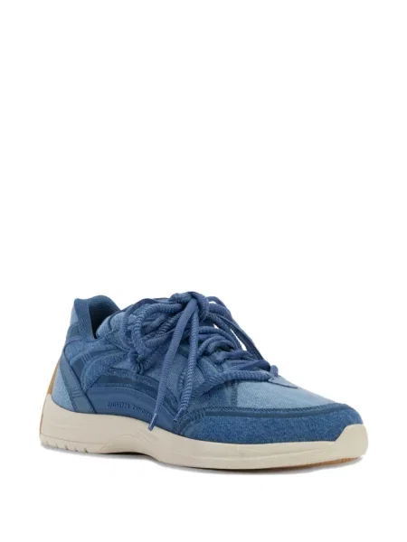 Šněrovací krajkové tenisky Giuseppe Zanotti modré