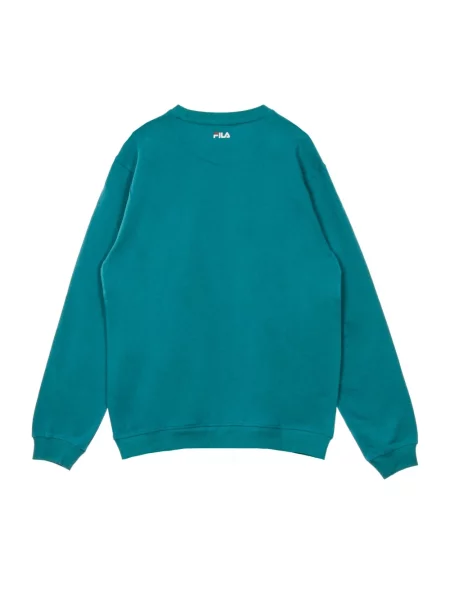 Bluza Fila z okrągłym dekoltem niebieska