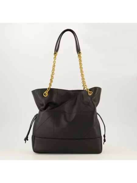 Shopperka Saint Laurent skórzana czarna