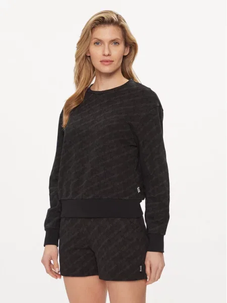 Світшот Emporio Armani Train Graphics Series T-Top кольору з логотипом чорного