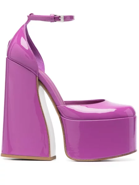 Pantofi cu toc Le Silla cu platformă violet
