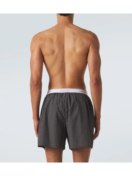 Boxeri Calvin Klein Collection în carouri negru