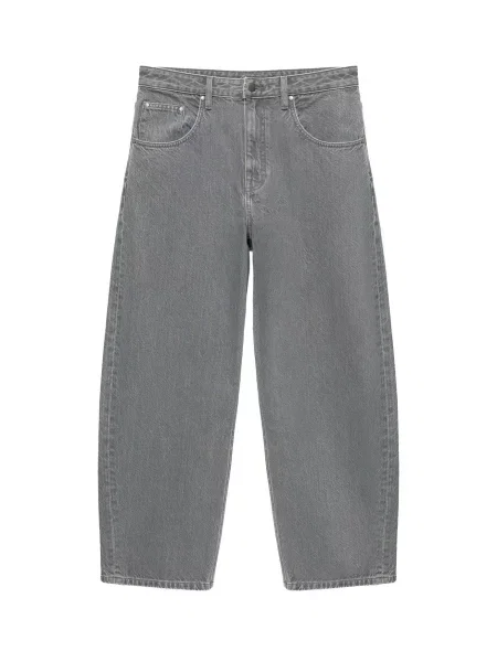 Pull&Bear Džínsy denim sivý