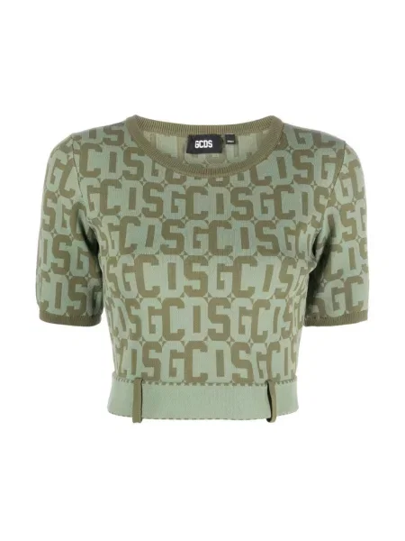 Sweter Gcds casual zielony