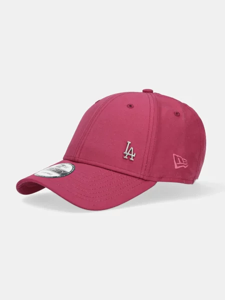 Шапка с козирка New Era с изчистен дизайн розово