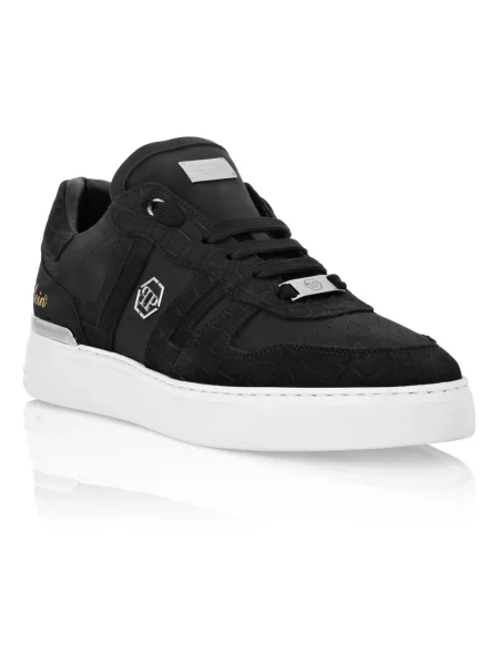 Sneakersy Philipp Plein skórzane czarne