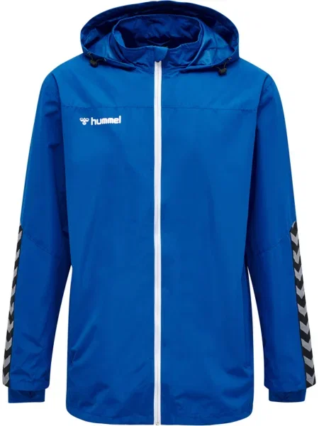Hummel Geacă sport Authentic albastru regal / gri fumuriu / negru alb