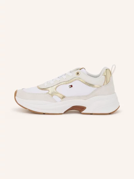 Tommy Hilfiger Trampki gold białe