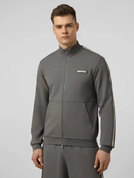 Кофта бавовна/поліестер сірий