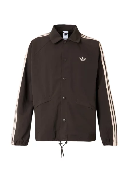 ADIDAS ORIGINALS Geacă de primăvară-toamnă COACH deschis / ciocolatiu bej