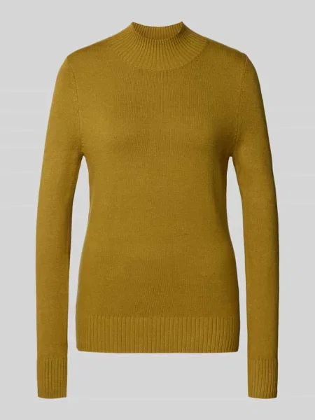Sweter z dzianiny o kroju regular fit ze stójką Christian Berg Woman