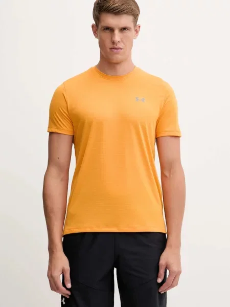 Under Armour Běžecké tričko Launch oranžové