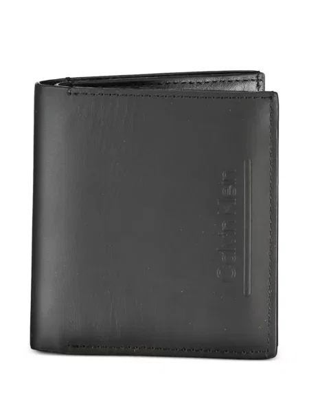 Pénztárca Calvin Klein autogrammal fekete