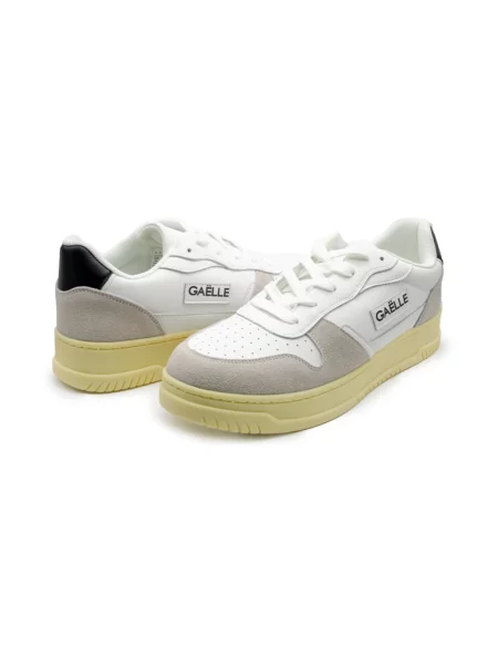 Sneakersy Gaëlle Paris zamszowe białe