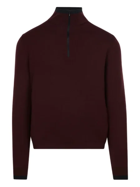 Hanorac Aztech Mountain de jumătate de fermoar roșu