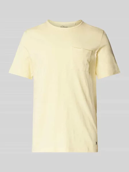T-shirt o kroju regular fit z czystej bawełny S.oliver Red Label
