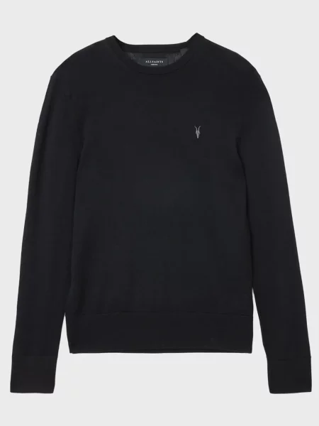 Вовняний светр Allsaints чорний