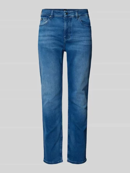 Jeansy o kroju slim fit z 5 model ‘Delaware’ Boss niebieskie
