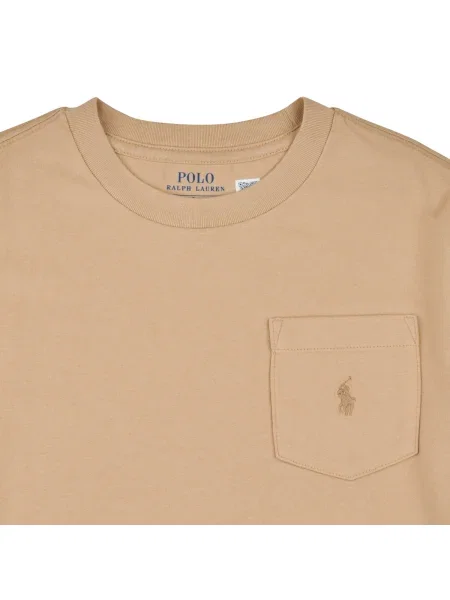 Tricou polo copii Polo Ralph Lauren bej