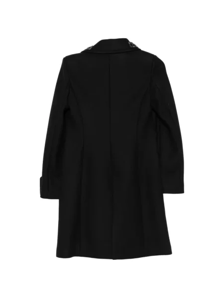 Dvouřadý kabát Bazar Deluxe černý