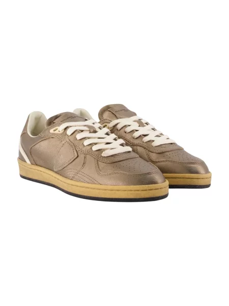 Sneakersy Philippe Model skórzane zielone