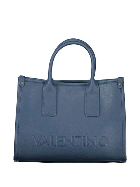 Шопинг чанта Mario Valentino с автограф синьо