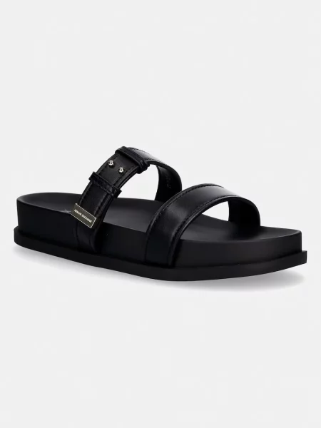Armani Exchange ženské pantofle černé