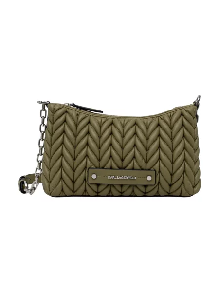 Karl Lagerfeld torebka K/WEAVE zielony