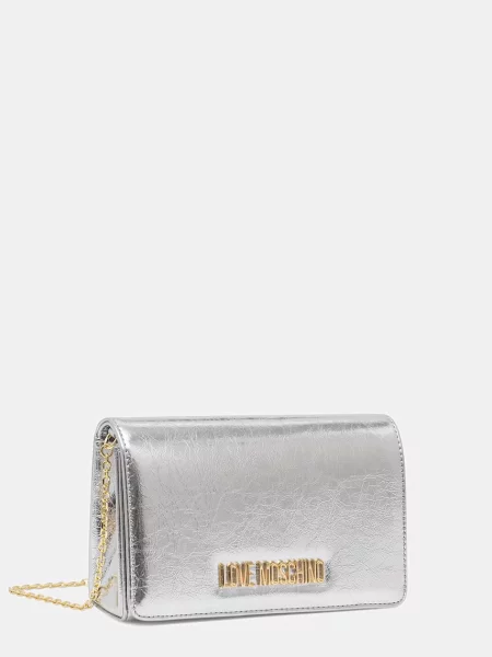 LOVE MOSCHINO Geantă Argintiu gri