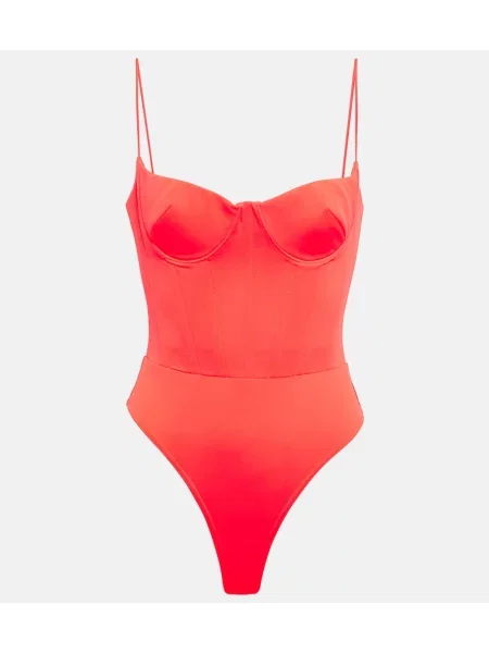 Top Alex Perry z gorsetem czerwony