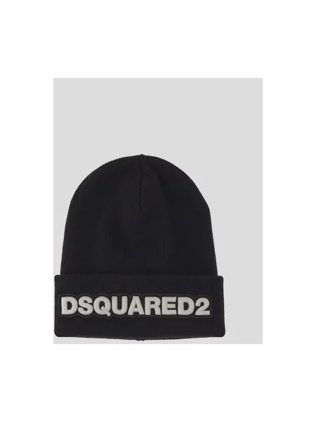 Czapka Dsquared2 z logo czarna