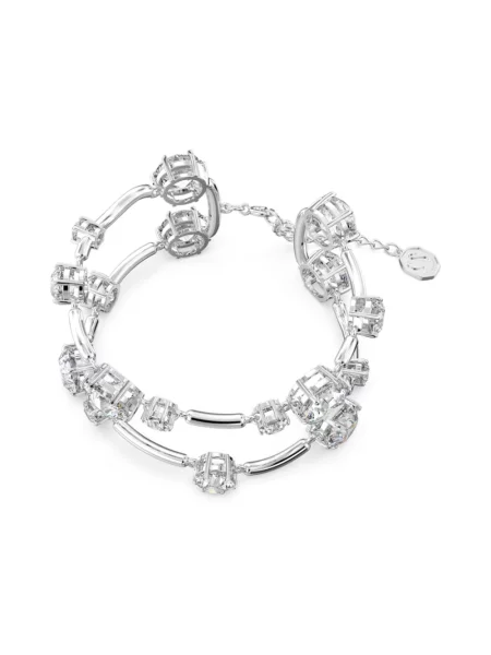 Bransoletka Swarovski szara