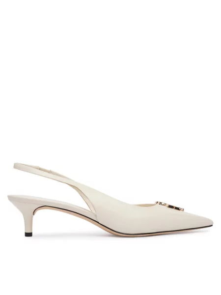 Tory Burch Γοβάκια Eleanor Slingback Εκρού