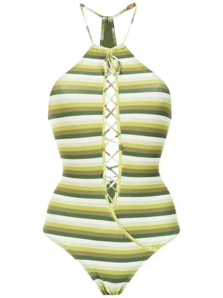 Бански Amir Slama на райета зелено