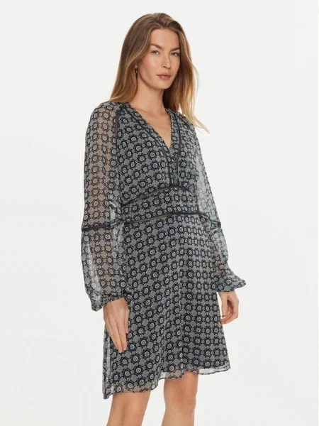 Guess Ежедневна рокля Yvette Син тъмносиньо