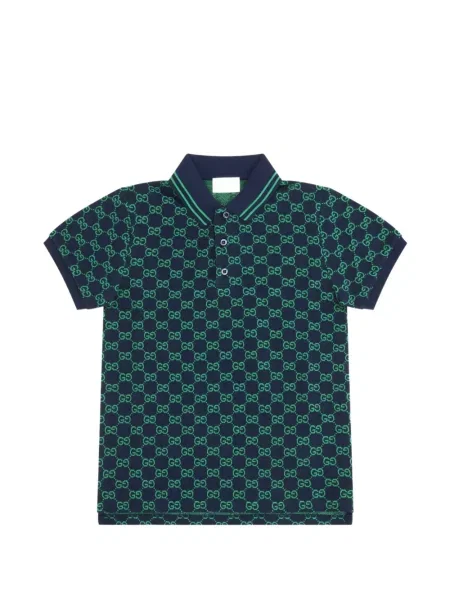 Koszulka polo dziecięca Gucci niebieska