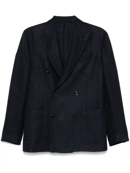 Sacou Lardini în carouri albastru