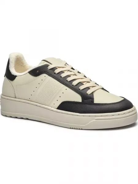 Alohas De piele sneakers bej