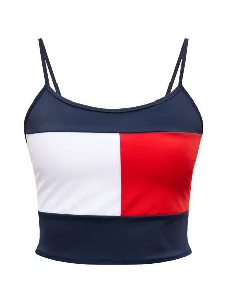 Tommy Hilfiger Underwear Sutien costum de baie albastru / roșu alb