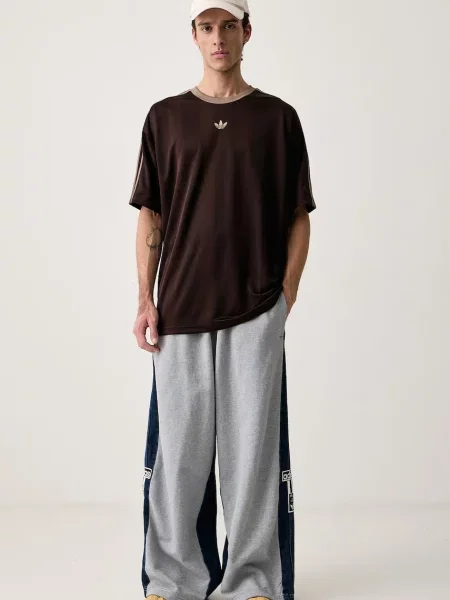 Adidas Originals teplákové nohavice pánske Adibreak sivá