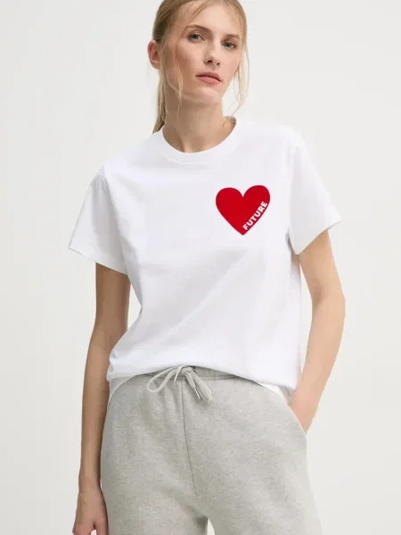 FROM FUTURE tricou din femei alb