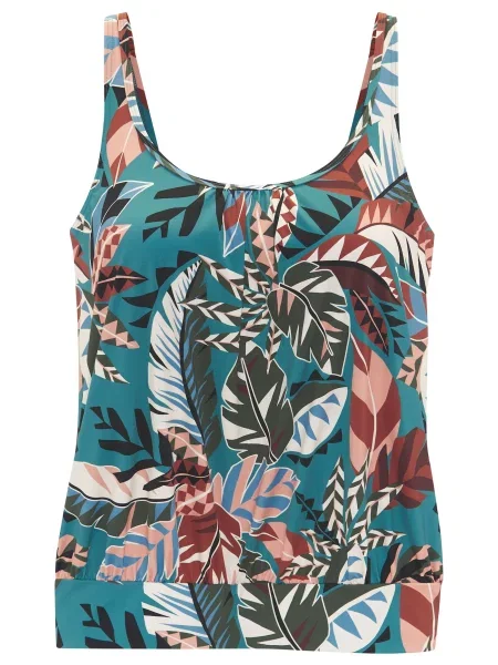 BUFFALO Tankini top pielii / aqua / oliv albastru