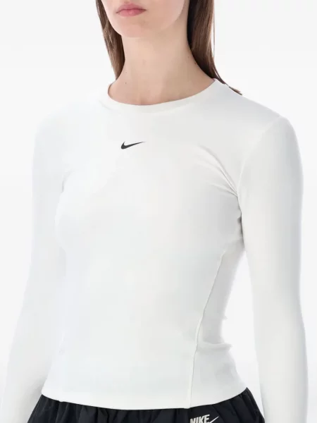 Hanorac cu glugă Nike cu decolteu rotund cu autograf de jumătate de fermoar roz