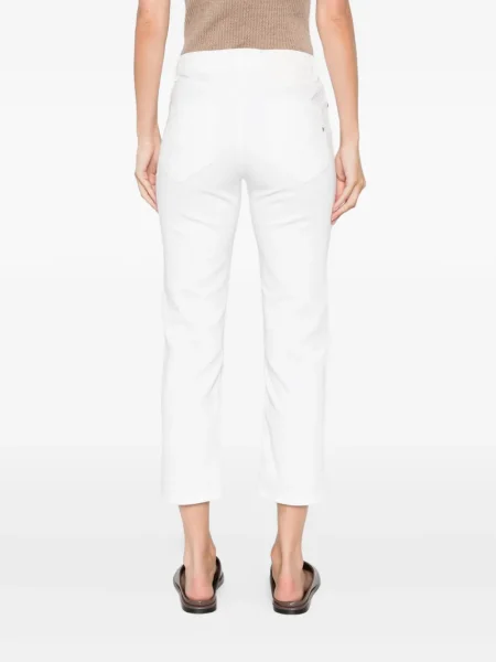 Cropp pantaloni Dondup alb