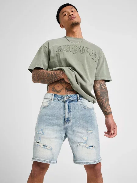 Supply&demand Szorty Denim Miko niebieskie