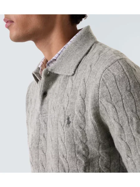 Pulover Polo Ralph Lauren de lână gri